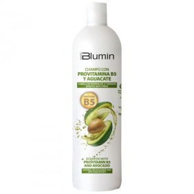Blumin - Champú AGUACATE Y PROVITAMINA B5 (para cabellos normales o teñidos) (Vegano) 1000 ml