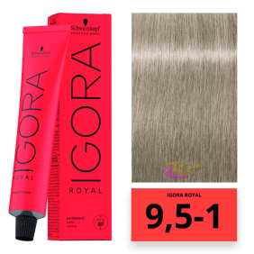 Schwarzkopf -Mattierende Coloration für Strähnen Igora Royal 9,5 1 Perle 60 ml 