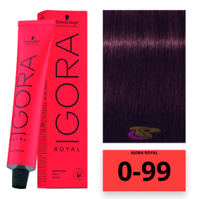 Schwarzkopf - Coloration Igora Royal 0/99 Violett Farbverstärker 60 ml 
