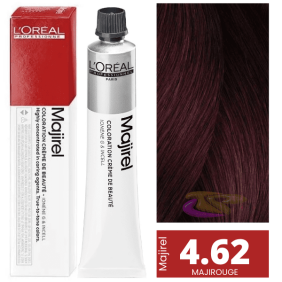 L`Oral - Roter Farbstoff MAJIROUGE Castao C4.62 Iridescent 50 ml