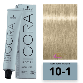 Schwarz - Igora Royal HIGHLIFTS Dye 01.10 Extra Light Aschblond 60 ml 