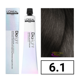 L`Oral - 6.1 DIALIGHT Färbung ohne Ammoniak Esche dunkel 50 ml Blonde