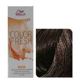 Wella - Bao Farbe COLOR FRESH 07.04 Castao Braun Dunkel 75 ml Natural Environment