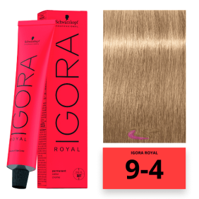 Schwarzkopf - Coloration Igora Royal 9/4 Sehr helles Blond Beige 60 ml 