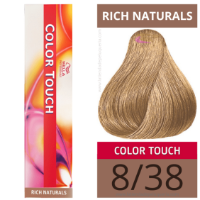 Wella - Ba oder COLOR TOUCH Rich Naturals 8/38 (ohne ACO amon) 60 ml