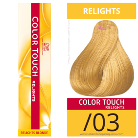 Wella - Ba oder COLOR TOUCH Relights Blonde / 03 (Matting Dochte) (ohne Ammoniak) 60 ml