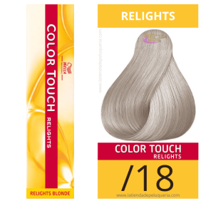 Wella - Ba oder COLOR TOUCH Relights Blonde / 18 (Matting Dochte) (ohne Ammoniak) 60 ml