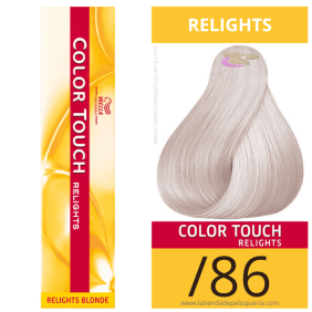 Wella - Ba oder COLOR TOUCH Relights Blonde / 86 (Matting Dochte) (ohne Ammoniak) 60 ml