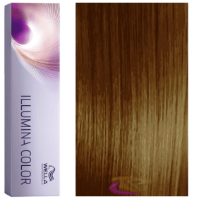 Wella - Illumina Farbe Farbton 05.08 Mahogany Natural Light Blonde 60 ml