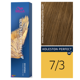 Wella - Koleston Perfect ME + Reiche Naturals 7/3 Mittel Goldene Blondine 60 ml