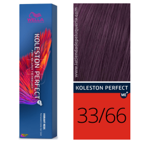 Wella - Koleston Perfect ME + Lebendige Rottöne 33/66 Dunkle intensive Kaste oder dunkles Violett 60 ml
