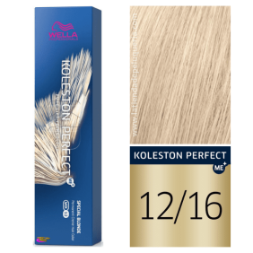 Wella - Koleston Perfect ME + Spezielle Blondine 12/16 Klarblondes Violettes Eschenoberteil 60 ml