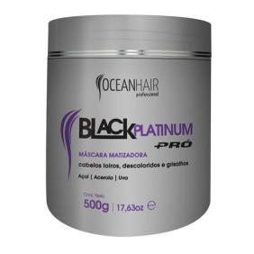 Ocean Hair - SCHWARZES PLATINIUM PRO Matting Mask 500 g