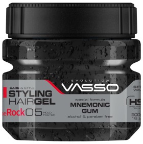Vasso - SIN Alkohol THE ROCK 500 ml Fixiergel (06531)