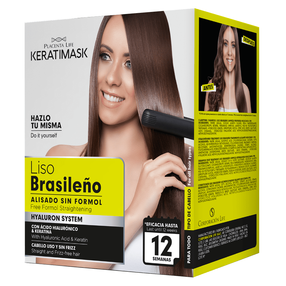 Seien Sie natürlich - Brazilian Straightening Kit oder KERATIMASK Without Formol