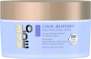 Schwarzkopf Blondme - COLD BLONDE Neutralisationsmaske 200 ml