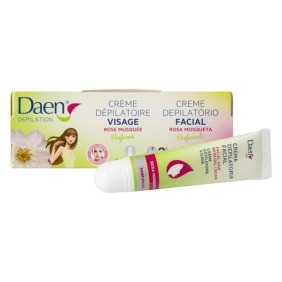 Daen - Crema depilatoria Facial Rosa Mosqueta 15 ml