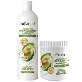 Blumin - Pack Oferta Aguacate y Provitamina B5 (para cabellos normales o teñidos) (Champú 1000ml + Mascarilla 700ml) (...