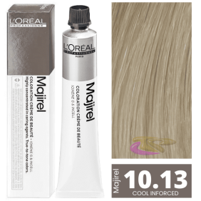 L`Oréal - Tinte MAJIREL Cool Inforced 10.13 Rubio Extraclaro Ceniza Dorado 50 ml