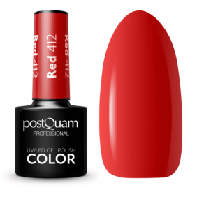 Postquam - Esmalte Uv/Led Gel Polish Color Nº 412 Rojo 5 ml