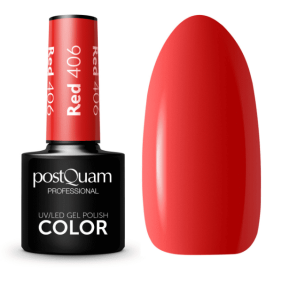 Postquam - Esmalte Uv/Led Gel Polish Color Nº 406 Rojo 5 ml
