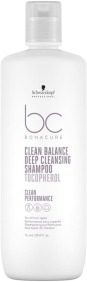 Schwarzkopf Bonacure - Champú Purificante CLEAN BALANCE (Eliminador de Residuos) 1000 ml
