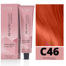 Revlon - Tinte Revlonissimo Cromatics C46 Rojo Mandarina 60 ml (Ker-Ha Complex)