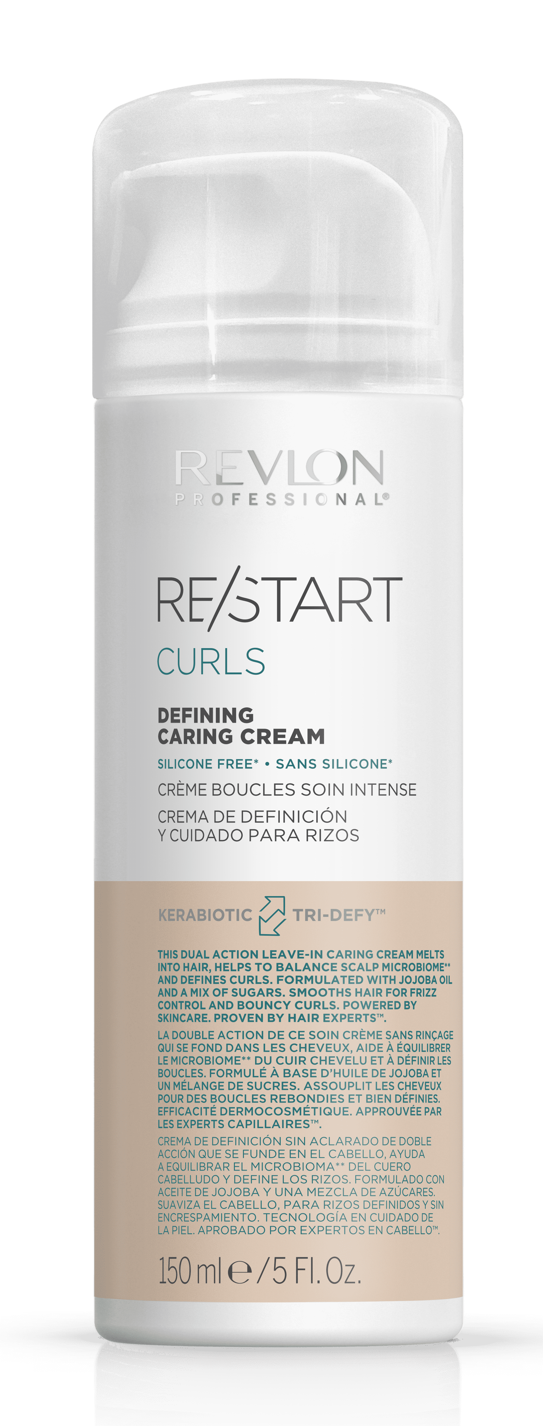 Revlon Restart - Crema CURL Definidora de Rizos (Apto Método Curly) 150 ml