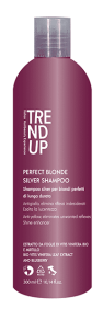 Trend Up - Champú PERFECT BLONDE para cabellos rubios, blancos, decolorados o grises 300 ml