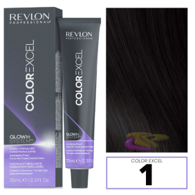 Revlon - Baño COLOR EXCEL 1 Negro (sin amoniaco) 70 ml