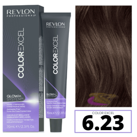 Revlon - Baño COLOR EXCEL 6.23 Rubio Oscuro Irisado Dorado (sin amoniaco) 70 ml