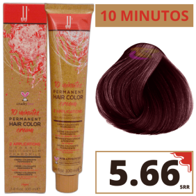 JJ`s - Tinte 10 MINUTOS Nº 5.66 Castaño Claro Rojo Intenso (5RR) 100 ml