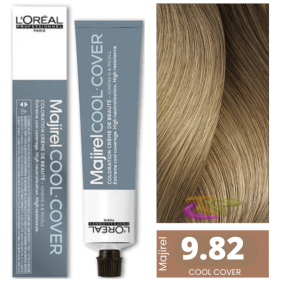 L`Oréal - Tinte MAJIREL COOL COVER 9.82 Rubio Muy Claro Moca Irisado 50 ml