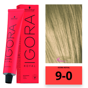 Schwarzkopf - Coloration Igora Royal 9/0 Sehr helles Blond 60 ml 