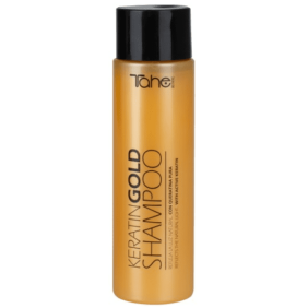 Tahe Botanic - Shampoo Keratin Gold Flüssiggold mit Keratin für sehr strapaziertes Haar 300 ml