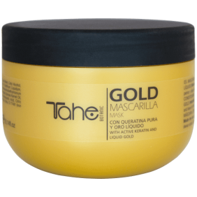 Tahe Botanic - Gold Haarmaske mit Flüssiggold und reinem Keratin 300 ml