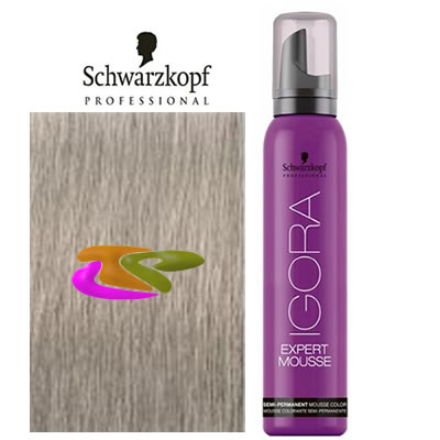 Schwarzkopf - halbpermanentes Colorations Mousse 9,5 -1 sehr helles Blond Asche 100ml