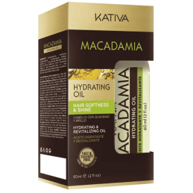 Kativa - MACADAMIA Öl ohne Sulfate und Salze  -feuchtigkeistspendend und revitalisierend- 60 ml