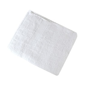 EUROSTIL - 1 weißes Handtuch aus 100% Baumwolle (40 x 80 cm) 380 Gr/M2 (02947/58)