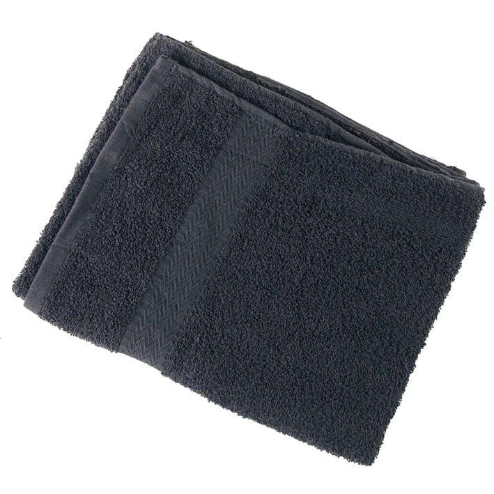 EUROSTIL - 1 schwarzes Handtuch 100% Baumwolle (40 x 80 cm) 380 Gr/M2 (02947/50)
