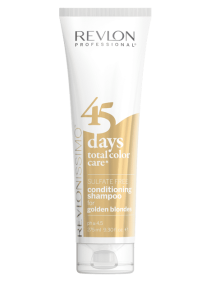 Revlon - Shampoo und Conditioner 2 in 1 Total Color Care 45 Tage GOLDEN BLONDES 275 ml