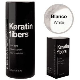 Keratin - Kapillar-Fasern 25 Gramm WEIß (ca. 80 Anwendungen)