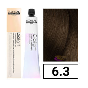 L`Oral - 6.3 DIALIGHT Färbung ohne Ammoniak Goldene Dunkel 50 ml Blonde