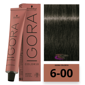 Schwarz - Igora Color Tint 10 Minuten 6-00 Dunkelblond Natürliche Intensive 60 ml 