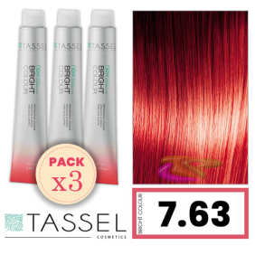 Tassel - Pack 3 Dyes helle Farbe mit Arg ny Keratin N 7,63 PICOTA 100 ml