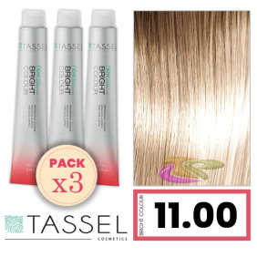 Tassel - Pack 3 Dyes helle Farbe mit Arg ny Keratin N 11.00 NATURAL BLONDEN extra 100 ml