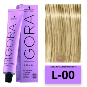 Schwarz - Igora Royal Fashion Lichter L-00 Natürliches Blonde 60 ml