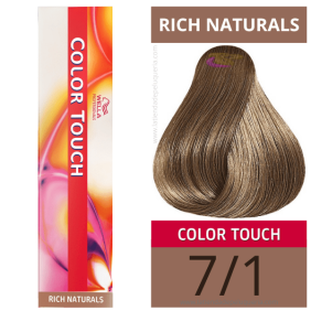 Wella - Ba oder COLOR TOUCH Rich Naturals 7/1 (kein ACO amon) 60 ml