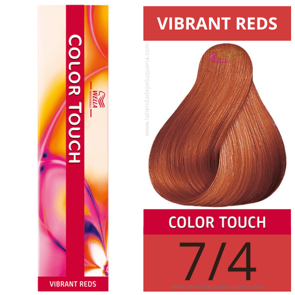 Wella - Ba oder COLOR TOUCH Vibrierende Reds 7/4 (kein ACO amon) 60 ml