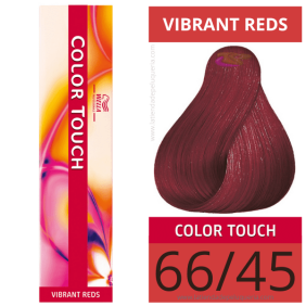 Wella - Ba oder COLOR TOUCH Vibrierende Reds 66/45 (kein ACO amon) 60 ml